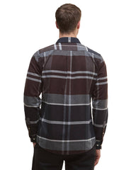 Barbour Camicia Check Flanella Iceloch Tailored Midnight Oak