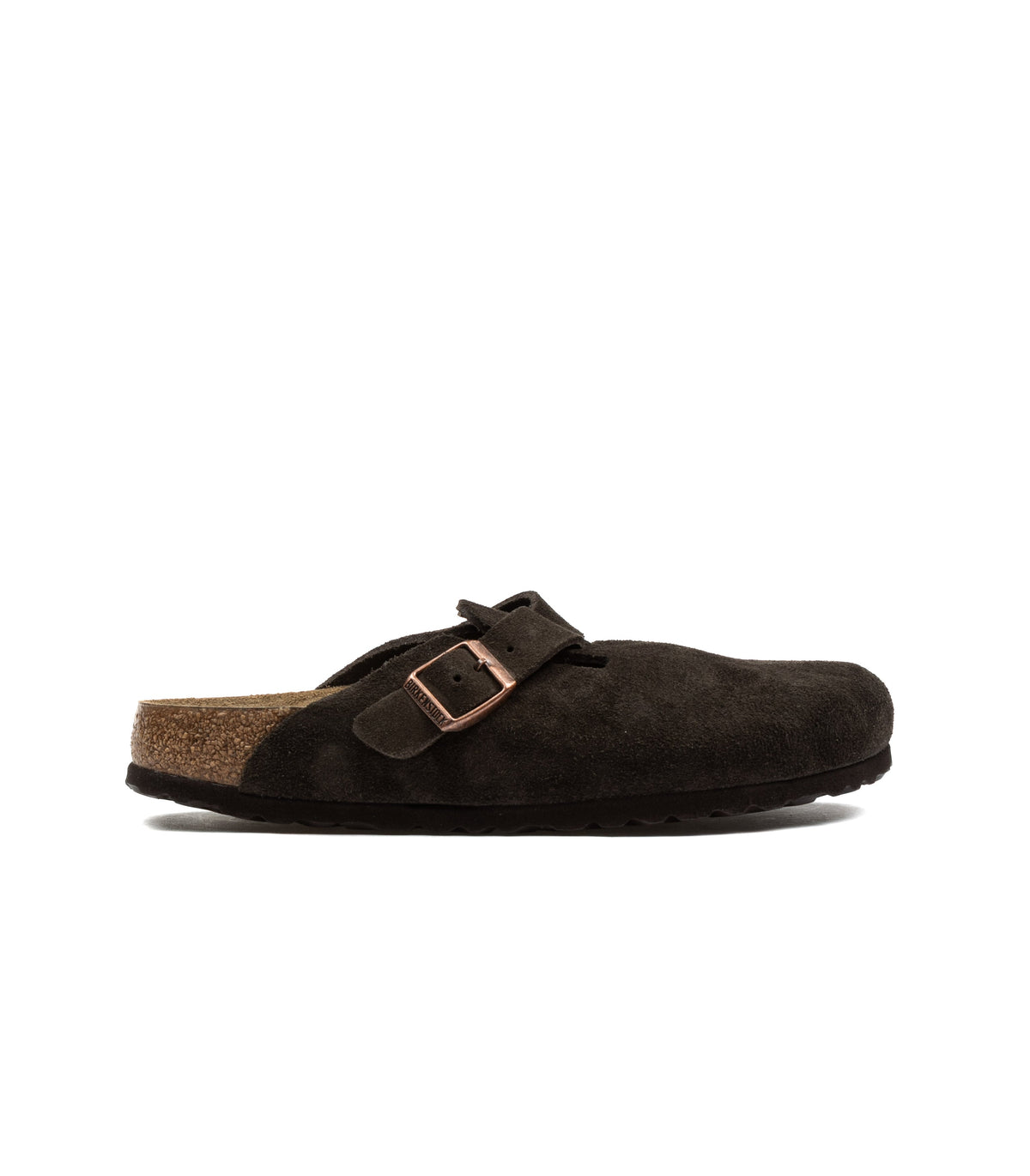 Birkenstock Boston Boston Sfb Mocca Suede Leather
