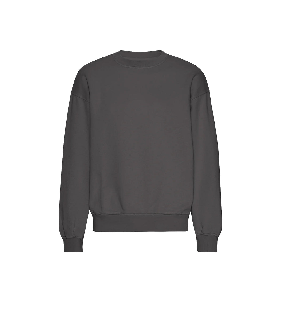 Colorful Stabdard Felpa Girocollo Oversized Cotone Organico Antracite
