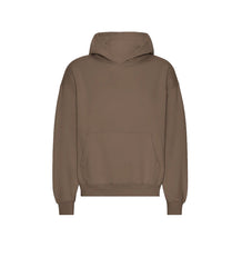 Colorful Standard Felpa Cappuccio Oversized Marrone