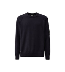 C.P. Company Lambswool Grs Crewneck Lens Sweater