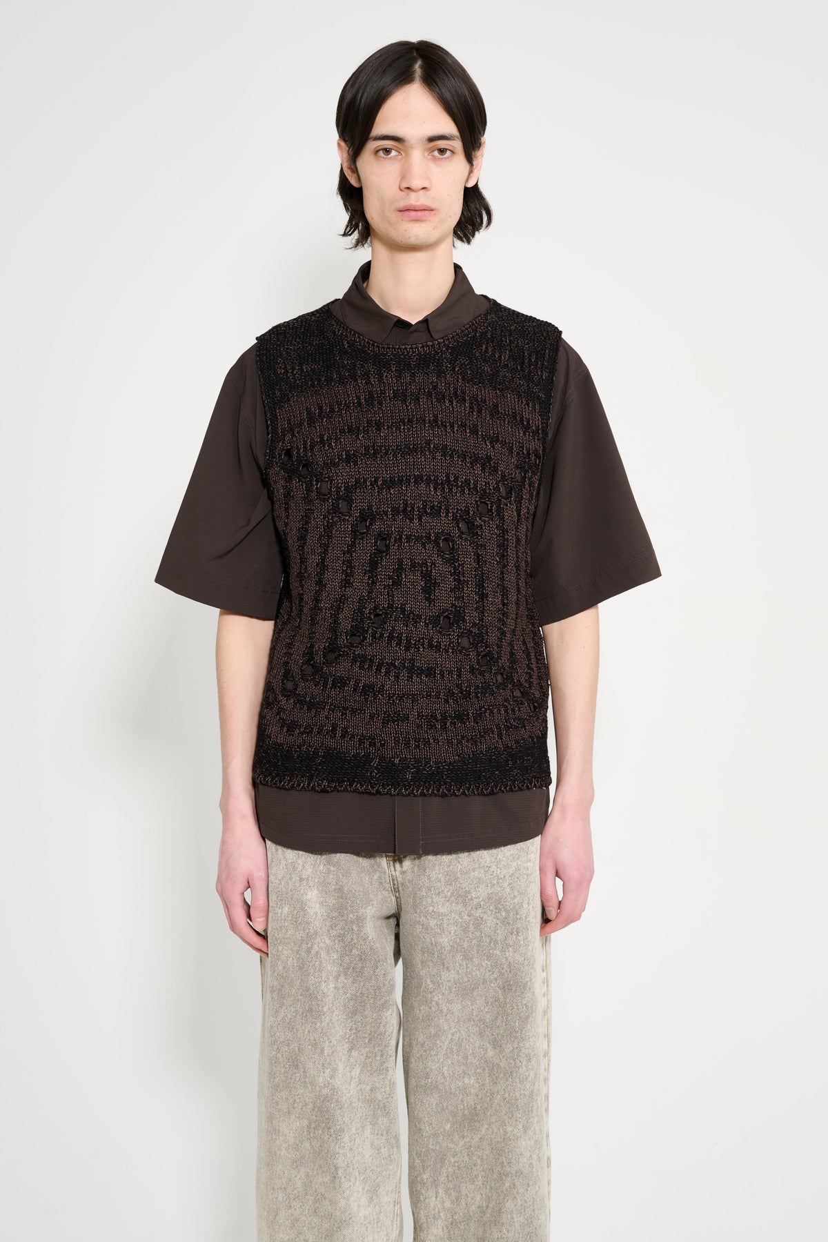 ROA Vortex Vest Black Brown