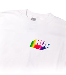 Huf Aura Ls Tee White