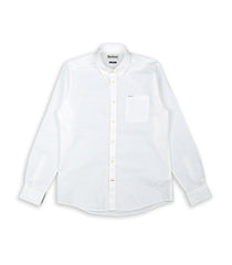 Barbour White Botton Down Linen Shirt