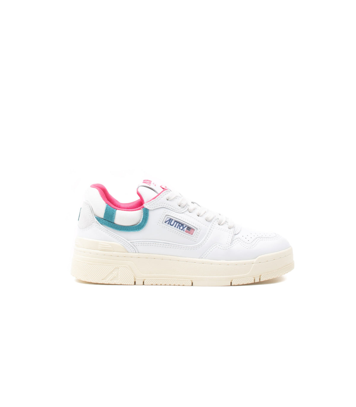 Autry Rookie Low Malt Mat White Pink Womens