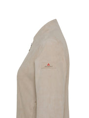 Peutery Suede Beige Women's Jacket