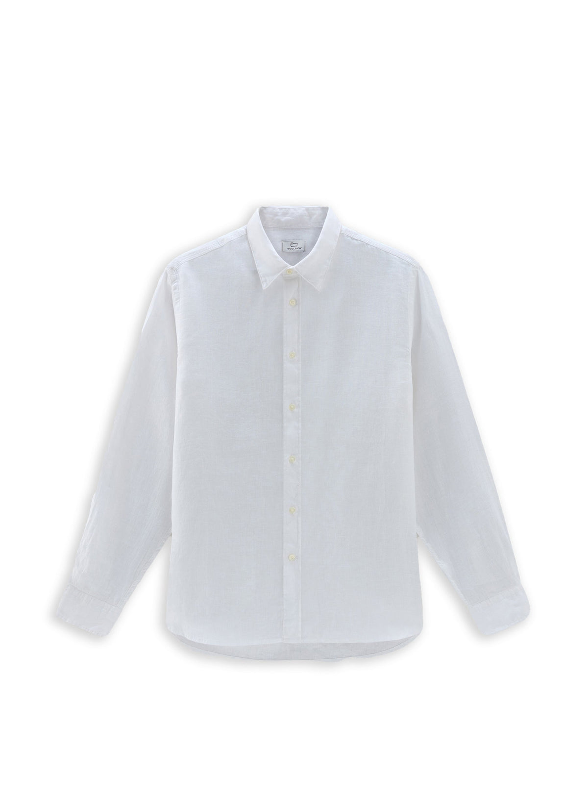 Woolrich Linen Shirt White Men's Shirt