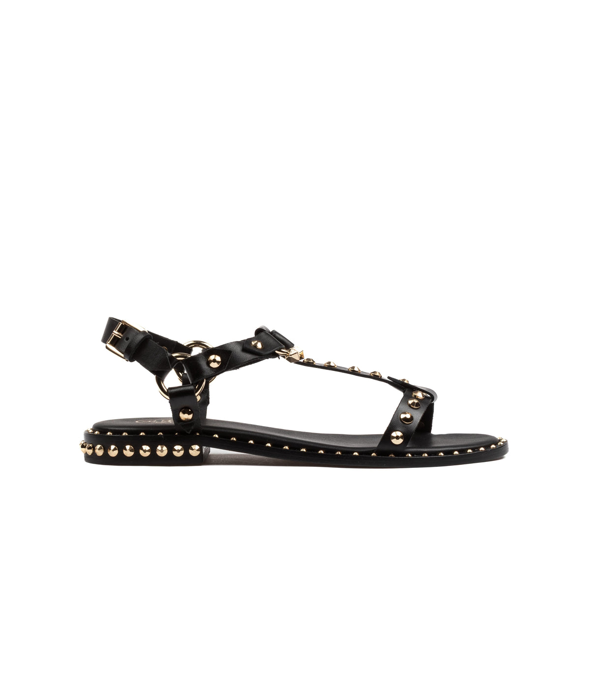 Ash Low Sandal with Black Studs