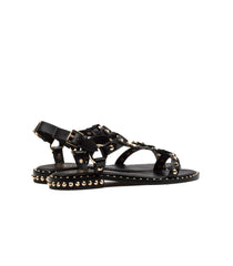 Ash Low Sandal with Black Studs