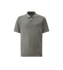 CP Company Logo Polo Shirt Grey Men