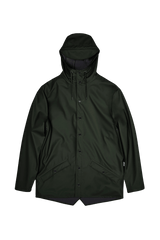 Rains 12010 Button Green Unisex Raincoat
