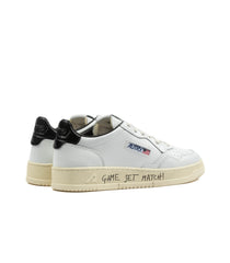 Autry Medalist Low Match Suede White Black