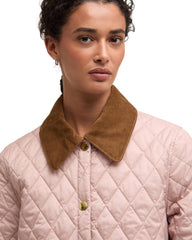 Barbour Icons Cropped Liddesdale Quilted Jacket Rosa Donna