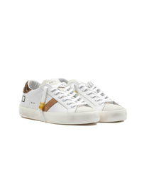 D.A.T.E. Hill Low Calf White-Leopard Donna