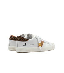D.A.T.E. Hill Low Calf White-Leopard Donna