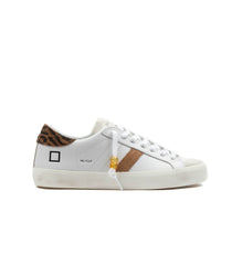 D.A.T.E. Hill Low Calf White-Leopard Donna