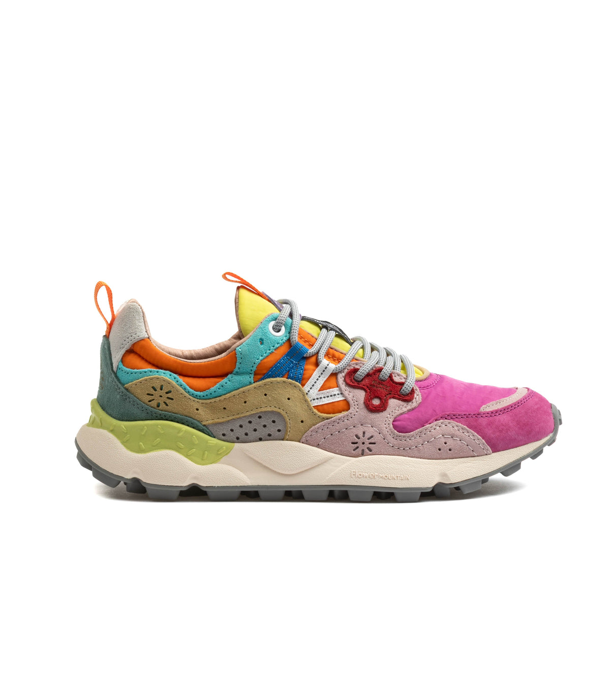 Flower Mountain Yamano 3 Suede Nylon Fuchsia-Pink