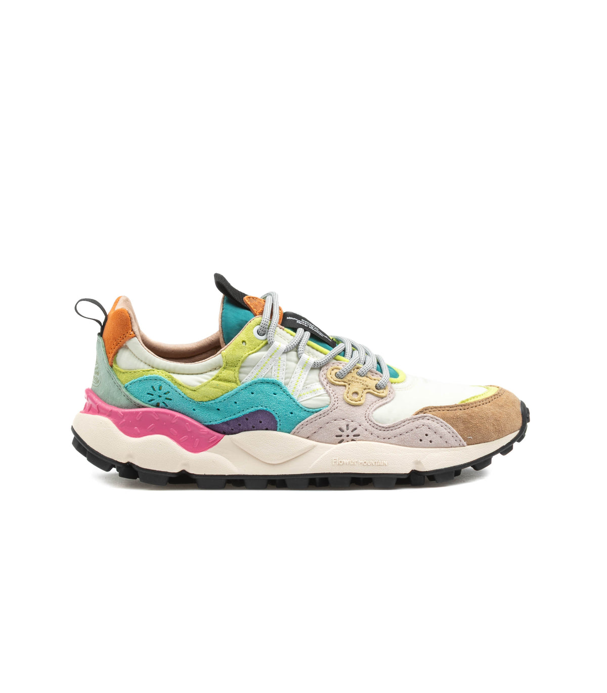 Flower Mountain Yamano 3 Suede Nylon Pink Beige