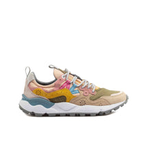 Flower Mountain Yamano 3 Suede Nylon Dark Rose-Chestnut