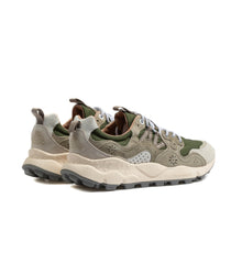 Flower Mountain Yamano 3 Uomo Suede Nylon Off White Military Greeb