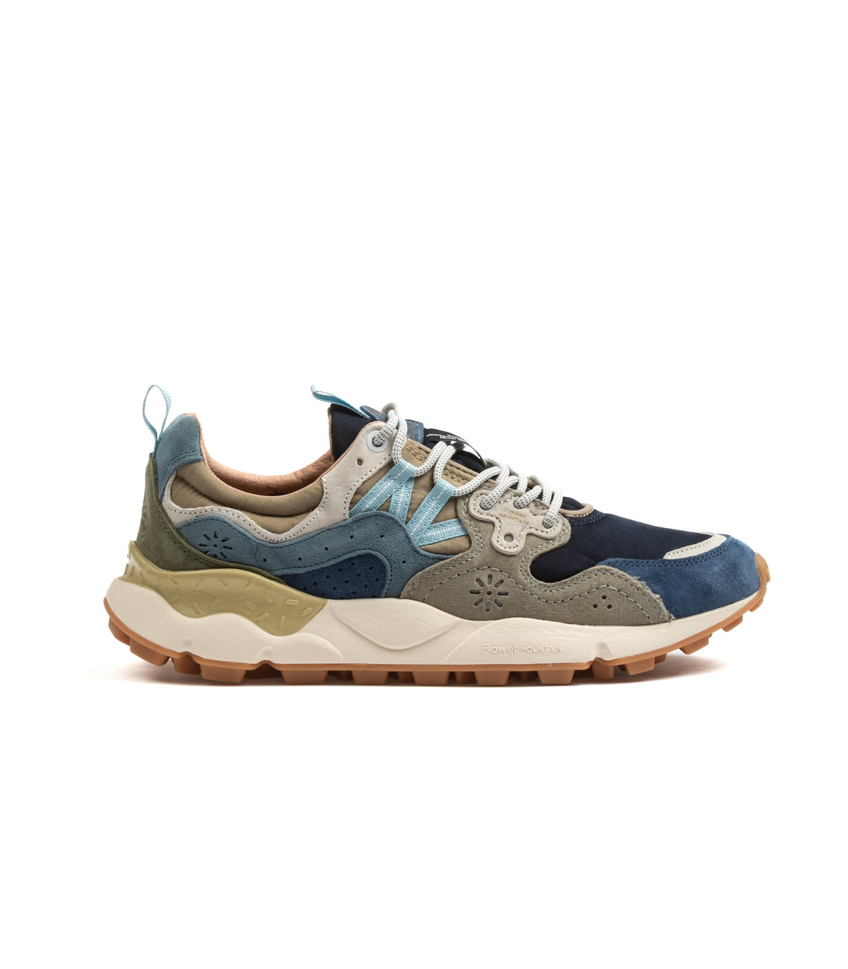 Flower Mountain Yamano 3 Uomo Suede Nylon Navy