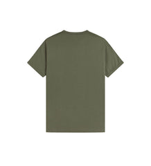 Fred Perry Ringer T-Shirt Verde Militare Uomo