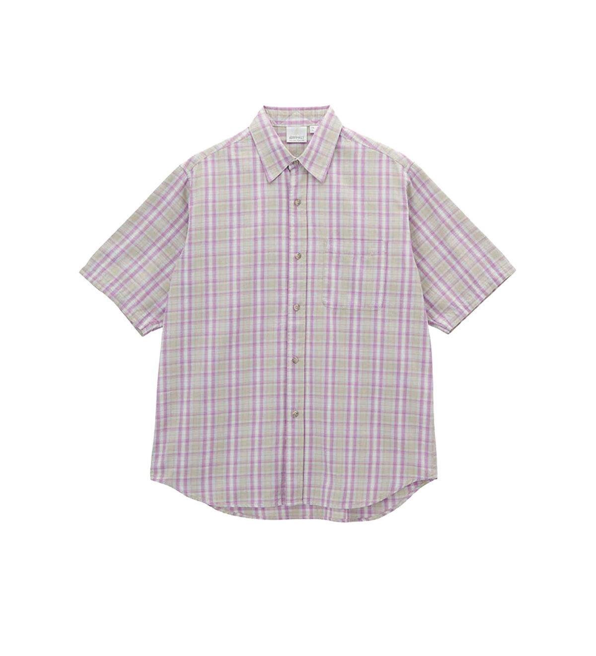 Gramicci S/S Checkered Ombre Shirt Purple