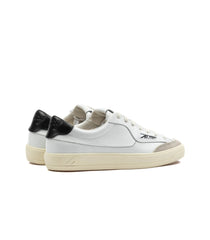 Autry Windscape Leather Suede White Black Donna