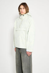 Très Bien Replayed Anorak Resin Coated Camouflage Green