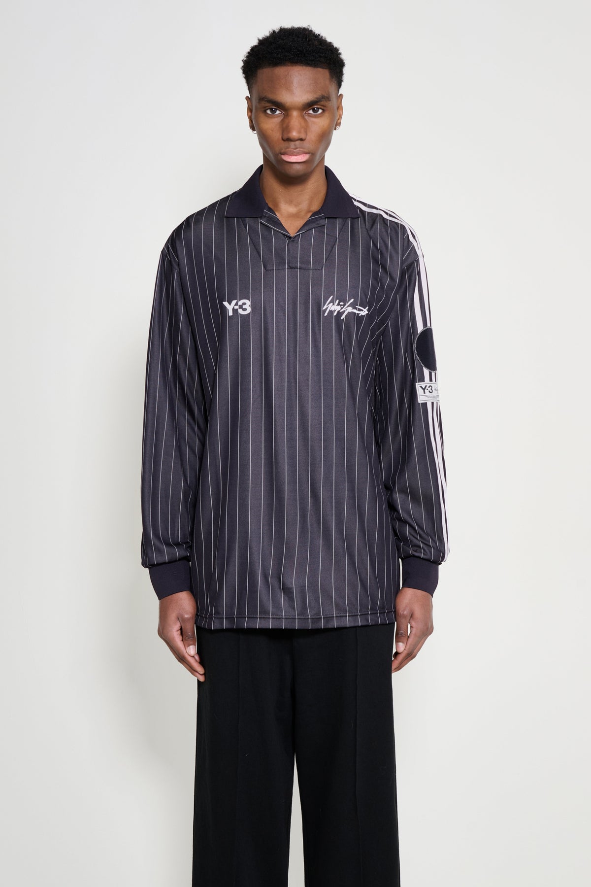 Y-3 Elite 5 Zidane LS Football Jersey Black