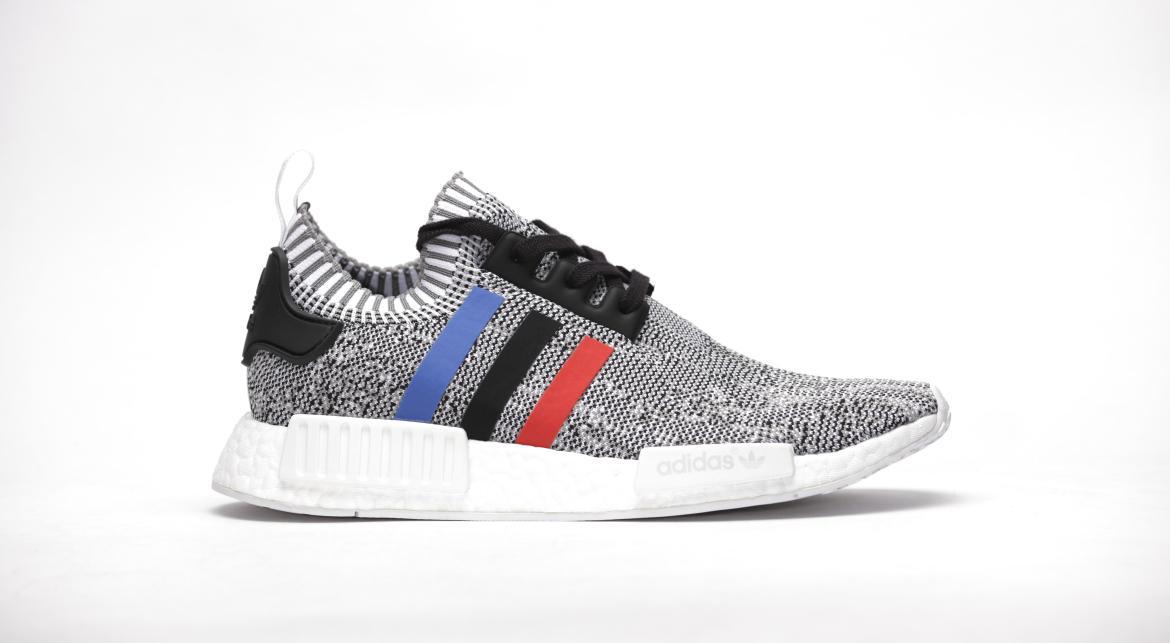 adidas Originals Nmd R1 Boost Runner Primeknit "Tricolore White"
