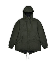 Rains Fishtail Waterproof Jacket Green